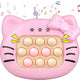 Jucarie interactiva pop it cu lumini si sunet - Rose Kitty