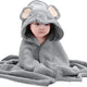 Prosop de baie pentru bebelusi Elephant - Grey