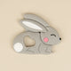 Jucarie dentitie Cartoon Rabbit Grey