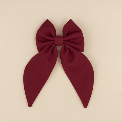 Agrafa de par cu funda mare Abby - Wine