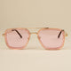 Ochelari de soare pentru copii Oversized - Aviator Pink