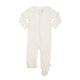 Pijama cu fermoar Basic - Ivory