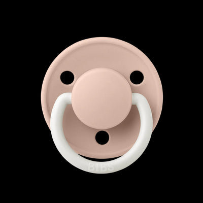 Suzeta fosforescenta Bibs De Lux Latex - Blush