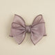 Agrafa pentru fetite cu fundita din organza Lucy - Dusty Lilac