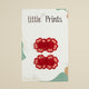 Set 2 mini agrafe pentru bebelusi Daisy - Red