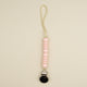 Clip lantisor suzeta silicon Dummy - Pink