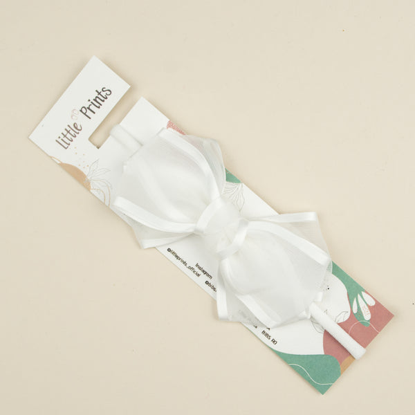 Bentita handmade pentru bebelusi - Jolly White