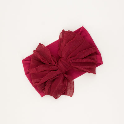 Banderola Ruffles - Dark Red