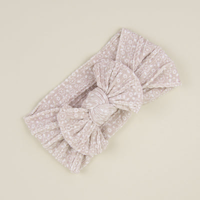 Bentita bebelusi cu funda floral - Pink Plum