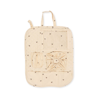 Organizator auto din bumbac organic Konges Slojd - Cherry