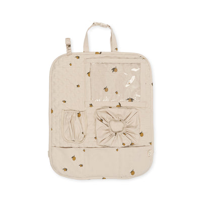 Organizator auto din bumbac organic Konges Slojd - Lemon