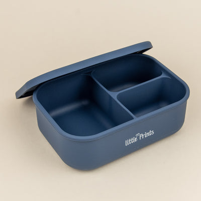 Caserola pentru mancare din silicon - Lunchbox Little Prints - Deep Space