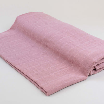 Paturica muselina din amestec bambus și bumbac 120x120cm - Rose