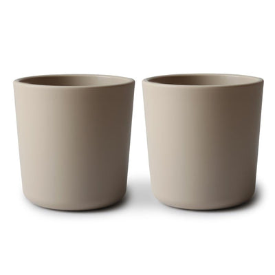 Set 2 pahare diversificare copii Mushie - Vanilla