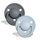 Set 2 suzete BIBS DE LUX - Silicon Iron/Baby Blue