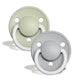 Set 2 suzete BIBS DE LUX - Silicon Sage Night/Cloud Night