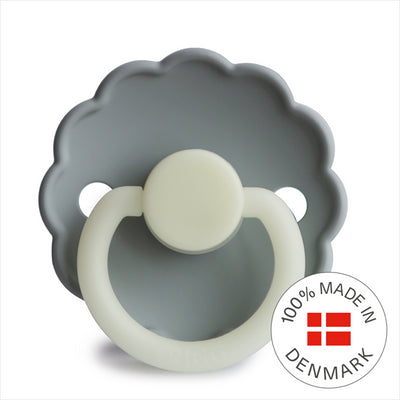 Suzeta fosforescenta Frigg Daisy Night Silicon - French Gray
