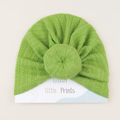 Caciulita turban bebelusi cu nod - Cozy Fresh Green