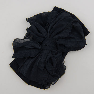 Banderola bebelusi Ruffles - Black