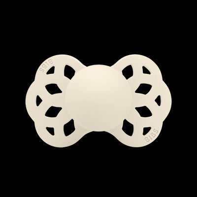 Suzeta ortodontica bebelusi Bibs Infinity - Ivory