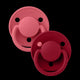 Set 2 suzete BIBS DE LUX - Silicon Ruby/Coral